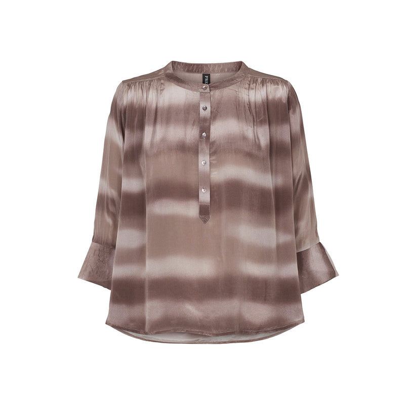 Sonna blouse 3/4 taupe