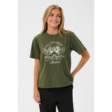 Taya Gith T-Shirt Olive Night