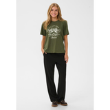 Taya Gith T-Shirt Olive Night