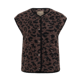 Titania Vest Dark Leopard