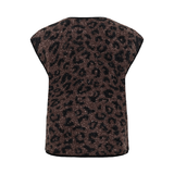 Titania Vest Dark Leopard