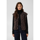 Titania Vest Dark Leopard