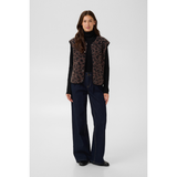 Titania Vest Dark Leopard