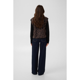 Titania Vest Dark Leopard