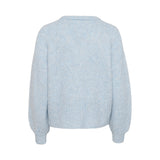 Trina LS pullover celestial blue melange