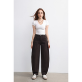 Tulle Jeans Dark Maroon