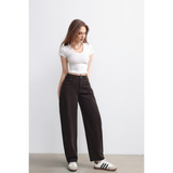 Tulle Jeans Dark Maroon