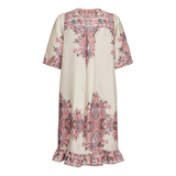 Wennise SS Frill Dress Pink Paisley