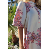 Wennise SS Frill Dress Pink Paisley