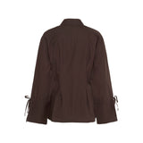 Allison Olena Fitted Shirt Coffee