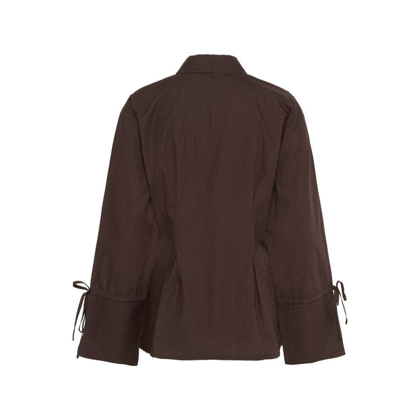 Allison Olena Fitted Shirt Coffee