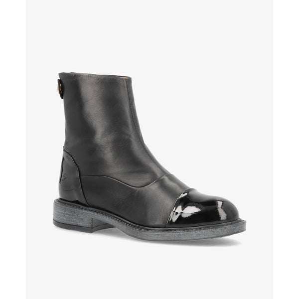 Dahlia Boot Leather Patent  Black