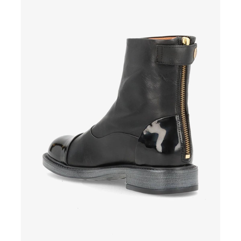 Dahlia Boot Leather Patent  Black