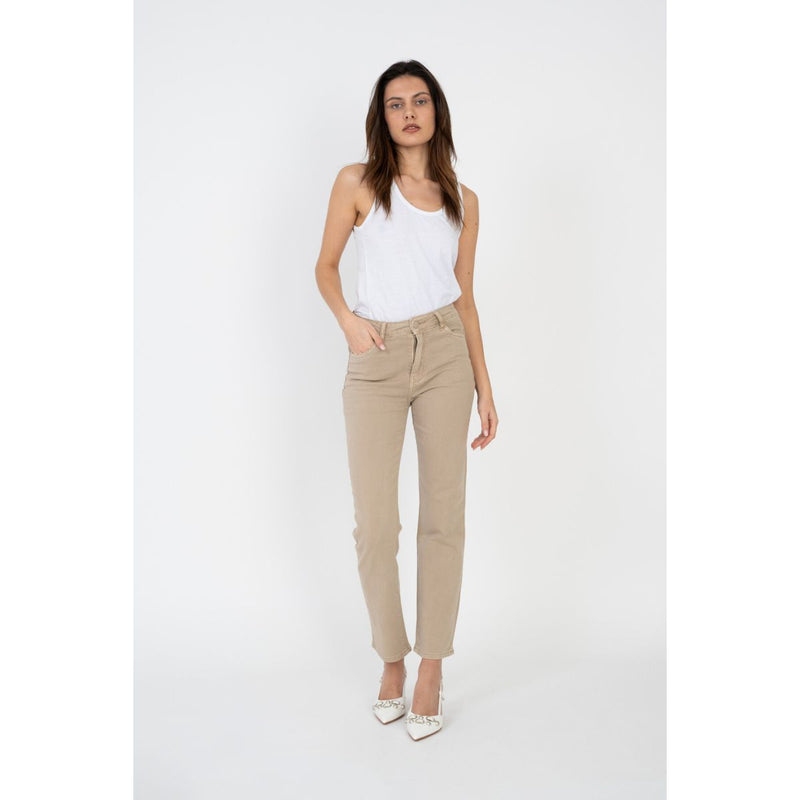 Elodie Straight Pant Beige