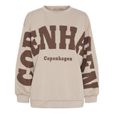 Marta du Cháteau Hibiscus SweatShirt Beige