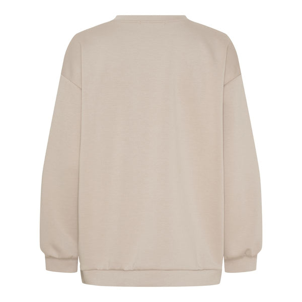 Marta du Cháteau Hibiscus SweatShirt Beige