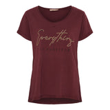 Marta du Cháteau Lillian T-shirt Bordeaux