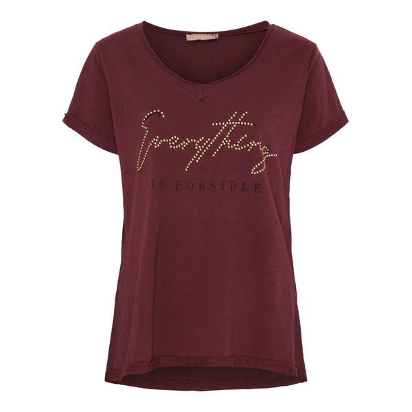 Marta du Cháteau Lillian T-shirt Bordeaux