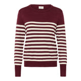 Lizza Striped Knit Pullover Windsor/Turtledove