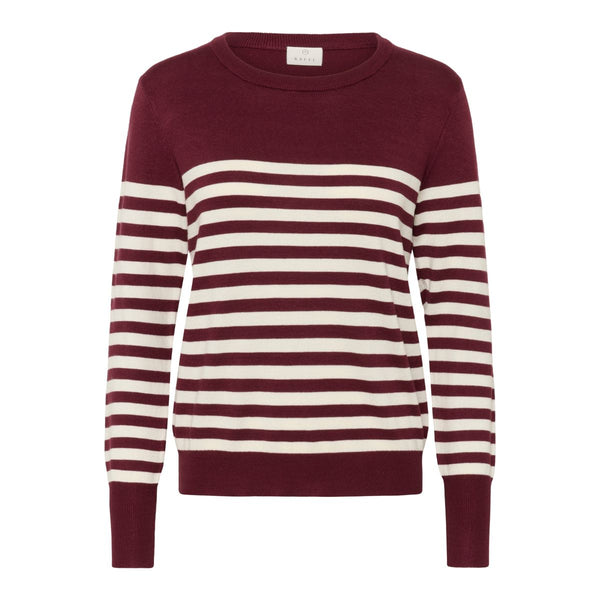 Lizza Striped Knit Pullover Windsor/Turtledove