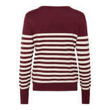 Lizza Striped Knit Pullover Windsor/Turtledove