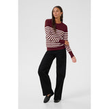 Lizza Striped Knit Pullover Windsor/Turtledove