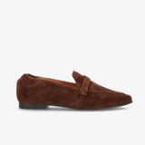 Lucy Suede Brown Dark