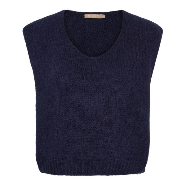 Marta du Cháteau Marlene Vest Blue Scuro