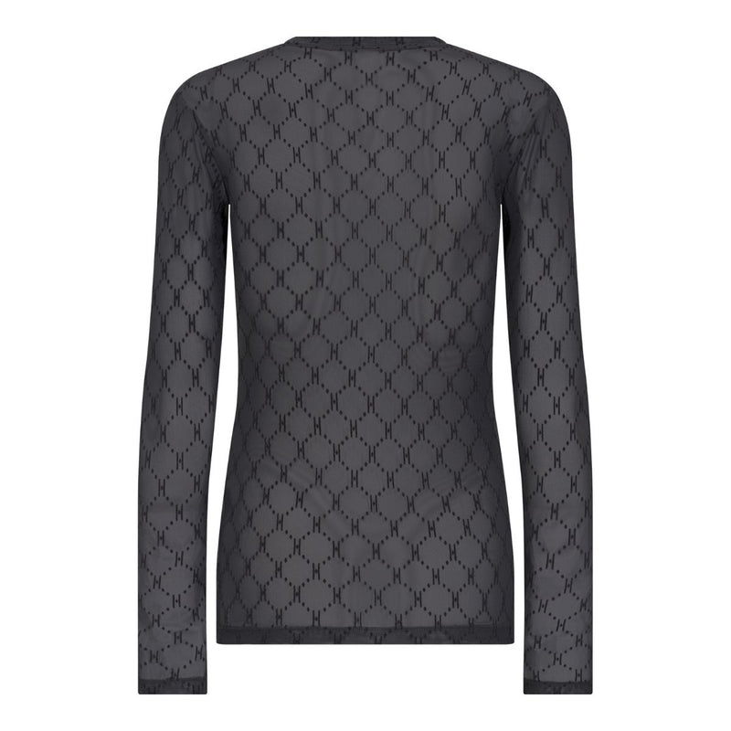 Hype The Detail Mesh Blouse Grey