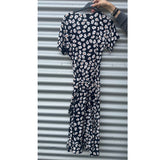 Long Mille Dress Night Sky Blossom
