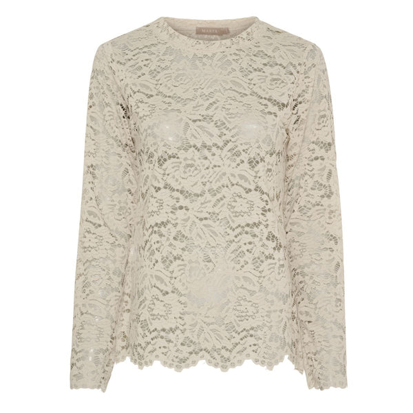 Marta du Cháteau Milley LS T-Shirt Beige