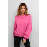 Neva knit pullover shocking pink