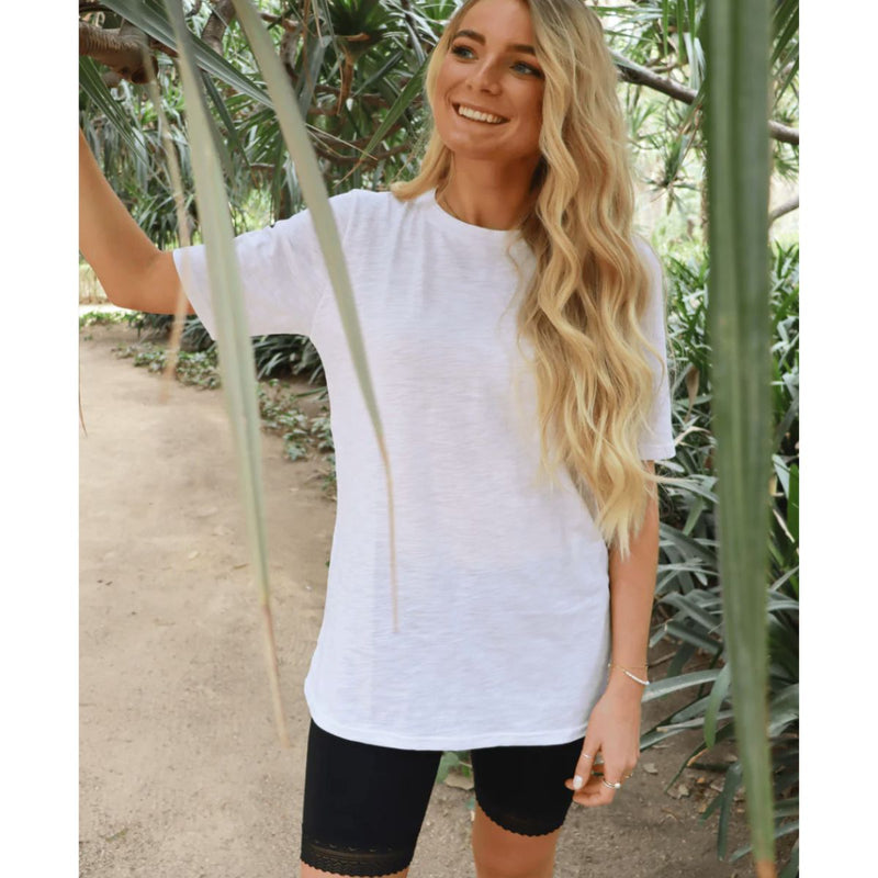 Ulle ss long t-shirt hvid