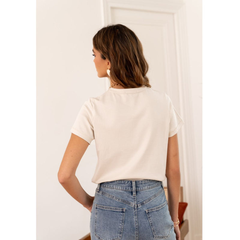 Oni T-Shirt Ecru (Forudbestilling. Afsendes slut uge 37)
