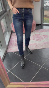 Karla Jeans Dark Blue