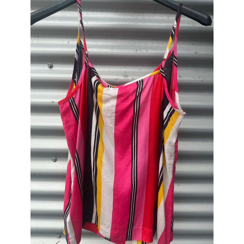 Seline Strap Top Bright Rose