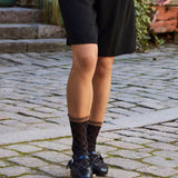 Hype The Detail Socks Logo 25 Den Black/Beige