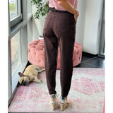 Tatiana Balloon Jeans Dark Brown