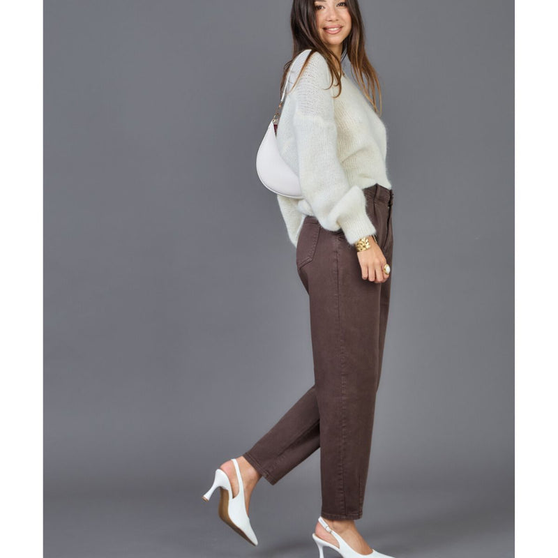 Tatiana Balloon Jeans Dark Brown