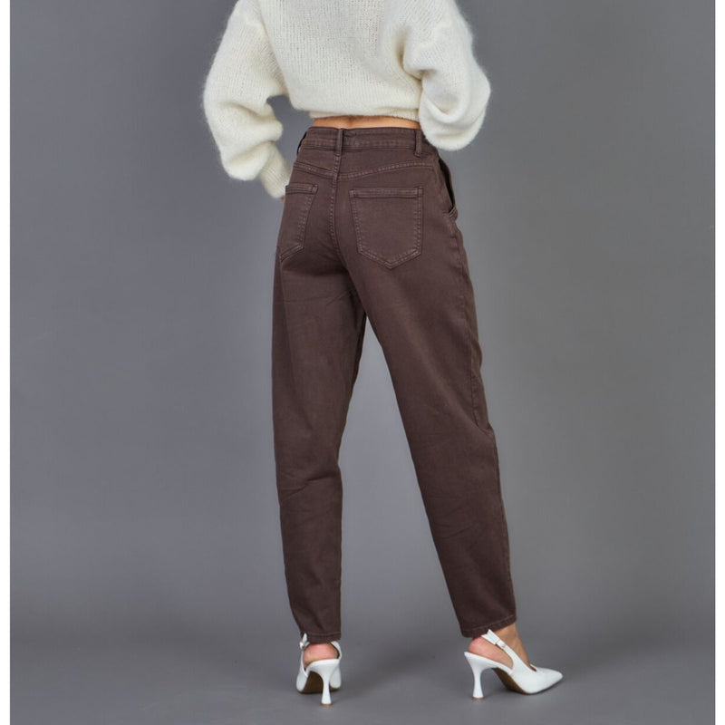 Tatiana Balloon Jeans Dark Brown