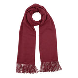cozy classic scarf burgundy 