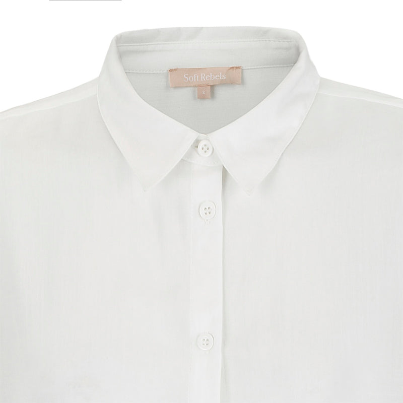 Klassisk lang hvid skjorte tunika