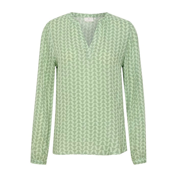 Jalie bbb blouse frosty green geometric print