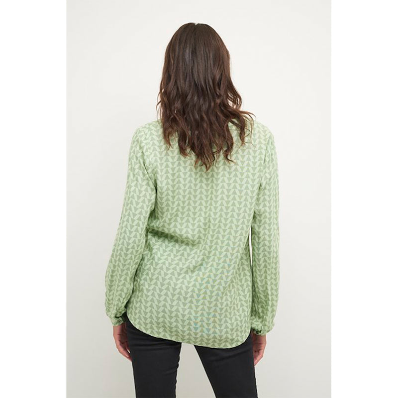 Jalie bbb blouse frosty green geometric print