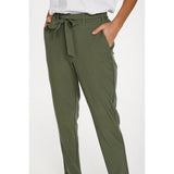 Jillian belt pant grape leaf