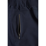 Klassisk habit bermuda shorts i marine med lynlås lommer i siderne