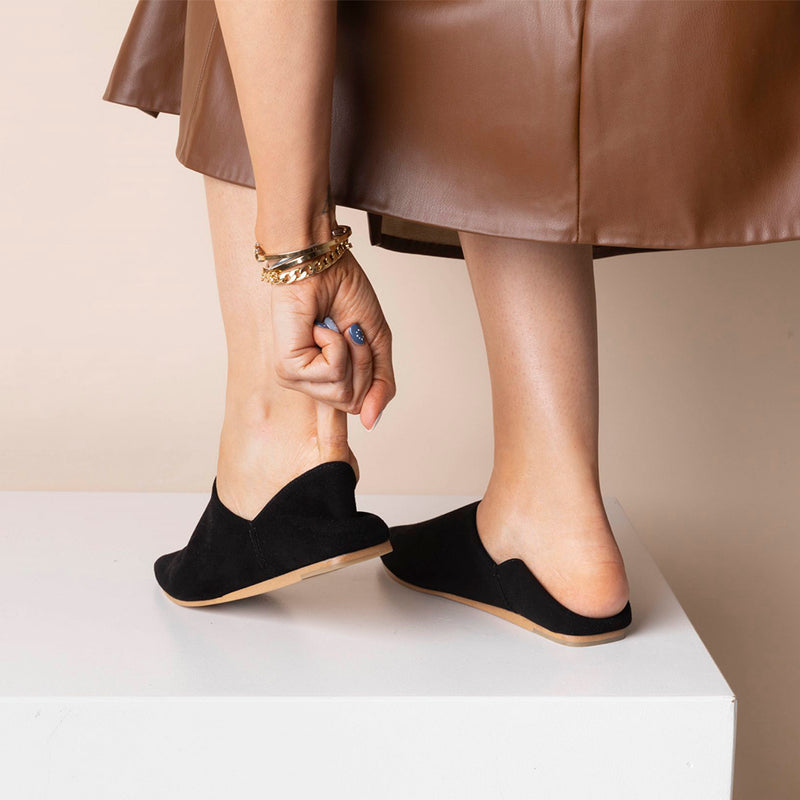 Morrocan night slipper black
