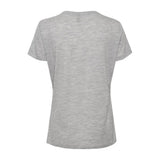 grå basis t-shirt fra Culture med rund hals og korte ærmer set bagfra