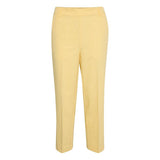 Sakura HW cropped pants pale banana