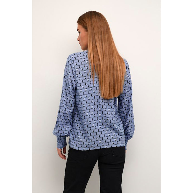 Sillo Amber blouse grapemist/midnight print